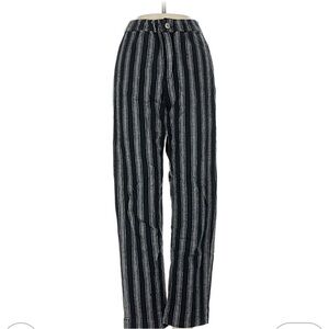 Brandy Melville Charcoal and White Striped Pants💌